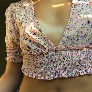 Princess Polly floral crop top